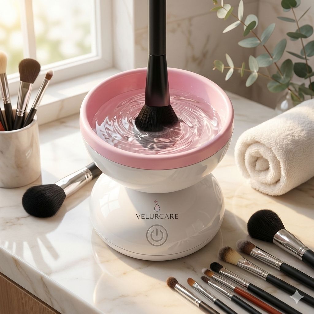 VelurCare Cuenco Blanco con Rosa (manual)