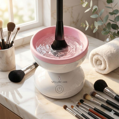 VelurCare Cuenco Blanco con Rosa (manual)